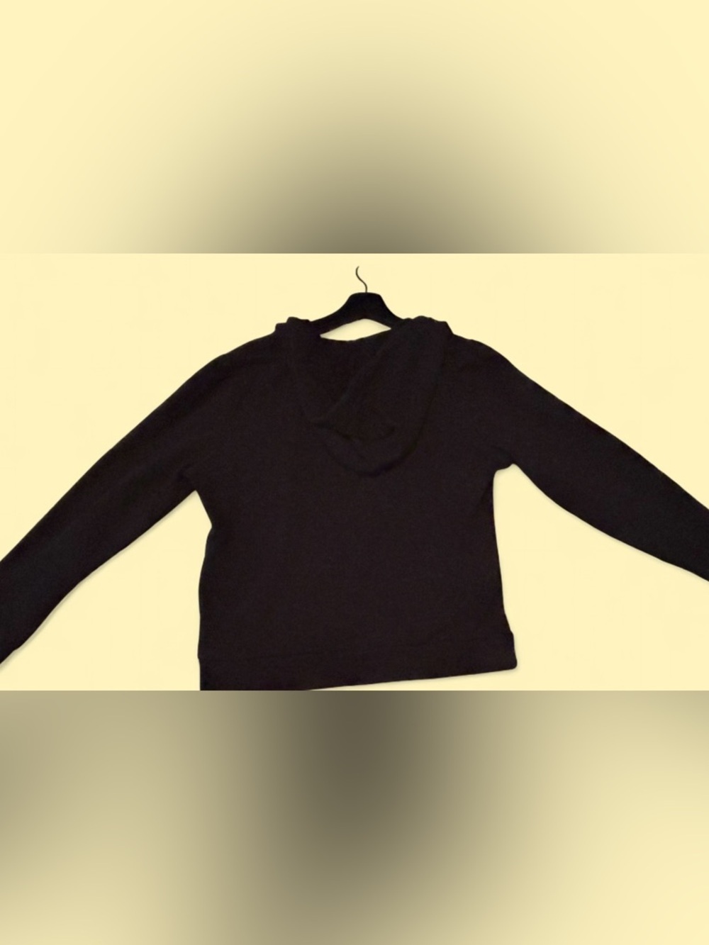 Victoria’s Secret PINK Black Zip Up Logo Hoodie - Size Large - Picture 4 of 5
